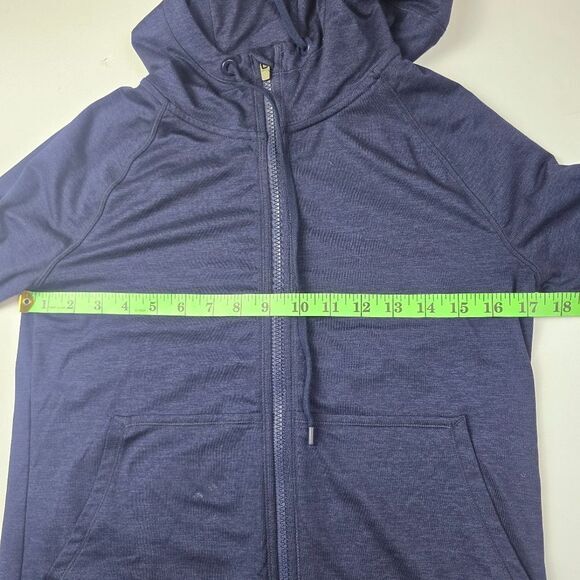 Athleta -921  Uptempo Hooded Jacket #486403 in Navy Women's XS - Picture 9 of 10